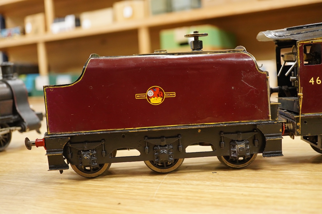 A Gauge One live steam BR Princess Royal class 4-6-0 tender locomotive, Princess Anne 46202, with spirit fired ‘Project’ type boiler with two working cylinders, the frames, wheels and Walshaerts valve gear originally bui